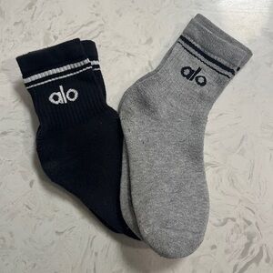 Alo Yoga Half Crew Throwback Socks